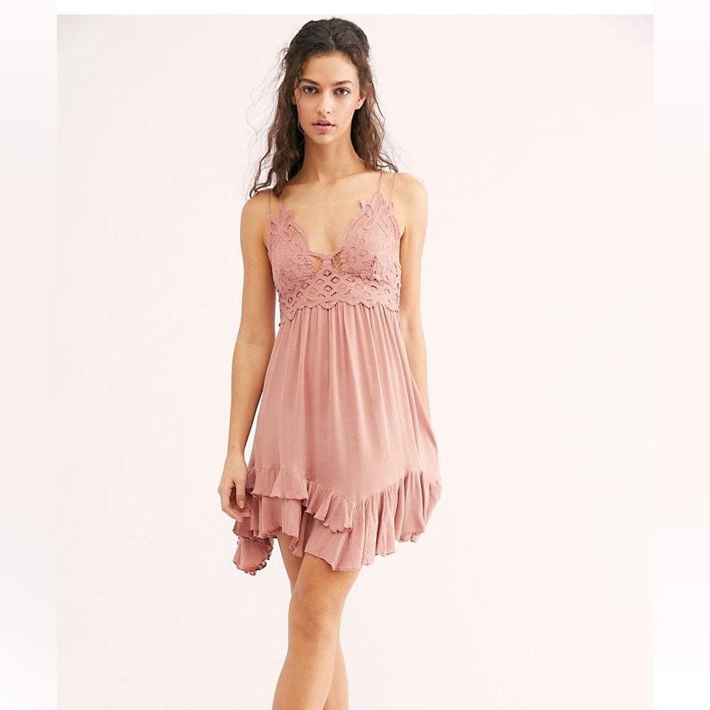NWT Free People Adella slip dress, sz XS